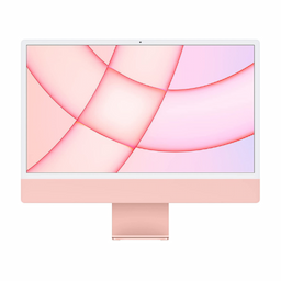 Apple IMAC (Z14P001P6) Pink All in one Desktop, Apple M1 chip with 8core CPU, 16GB RAM, 256GB SSD, 24"inch Display, MacOS