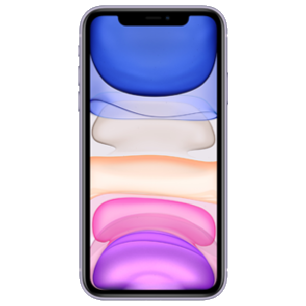 Apple iPhone 11 (MHDM3HN/A) with 4 GB RAM, 128GB storage, 4g technology, Dual SIM, A13 Bionic Chip, Purple