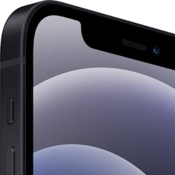 Apple iPhone 12 (MGJ53HN/A) with 4 GB RAM, 64GB storage, 5G technology, Nano and eSIM, Black