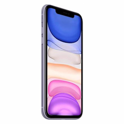 Apple iPhone 11 (MHDF3HN/A) with 4 GB RAM, 64GB storage, 4 G technology, Nano and eSIM, Purple