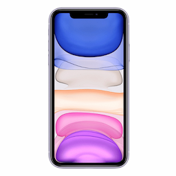 Apple iPhone 11 (MHDF3HN/A) with 4 GB RAM, 64GB storage, 4 G technology, Nano and eSIM, Purple