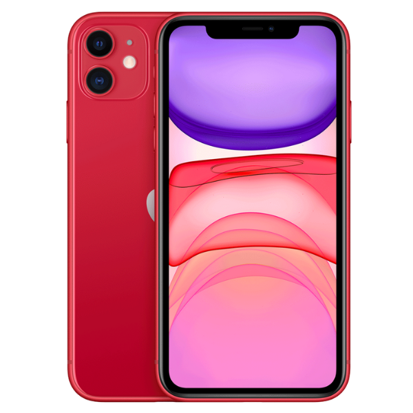 Apple iPhone 11 (MHDD3HN/A) Red, 4GB RAM, 64GB, A13 Bionic, 6.1 Inches, 4g, Nano and eSIM