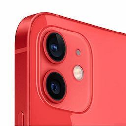 Apple iPhone 12 (MGJJ3HN/A) Red, 4GB RAM, 256GB, A14 Bionic Chip, 6.1 Inches, 5g, Nano and eSIM