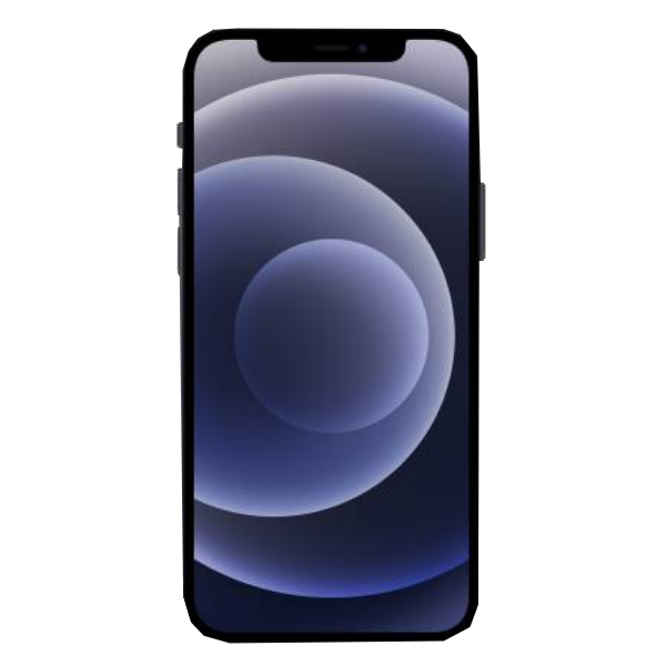 Apple iPhone 12 (MGJG3HN/A) Black, 4GB RAM, 256GB, A14 Bionic Chip, 6.1 Inches, 5g, Dual Sim
