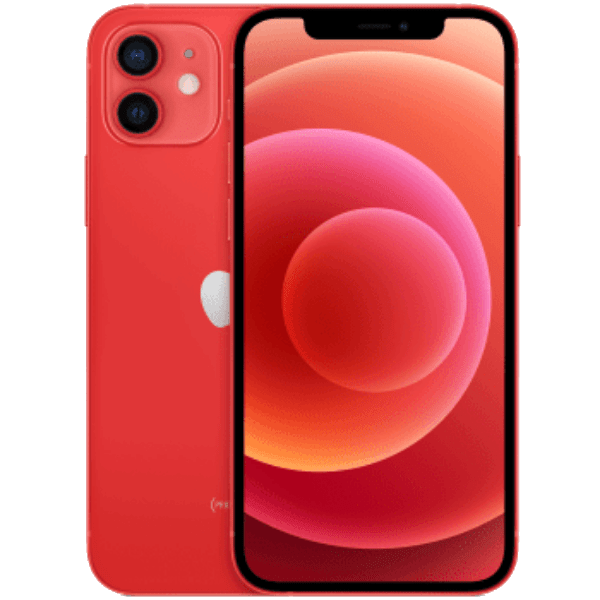 Apple iPhone 12 (3H522HN/A) Red, 4GB RAM, 64GB, Hexa-CoreA14 Bionic Chip Processor, 6.1 Inches, 5g, Dual Sim