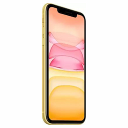 Apple iPhone 11 (MHDL3HN/A) Yellow, 4GB RAM, 128GB, A13 Bionic, 6.1 Inches, 4g, Nano and eSIM