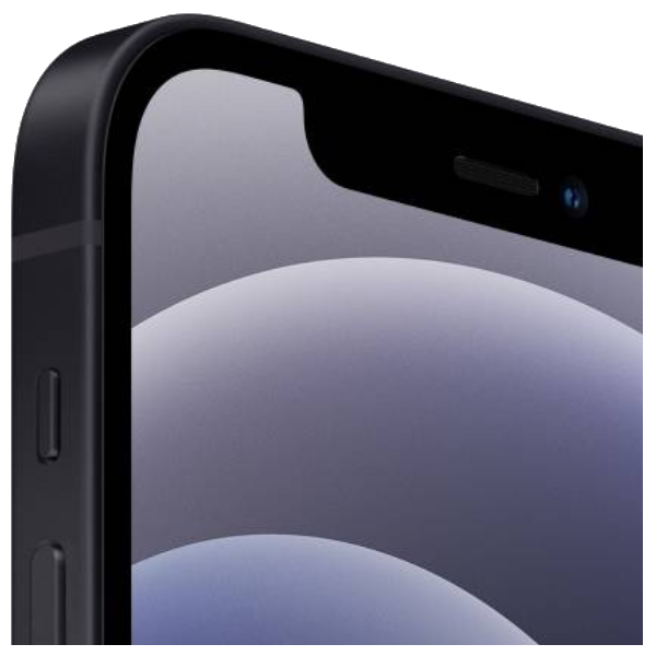 Apple iPhone 12 (MGJG3HN/A) Black, 4GB RAM, 256GB, A14 Bionic Chip, 6.1 Inches, 5g, Dual Sim