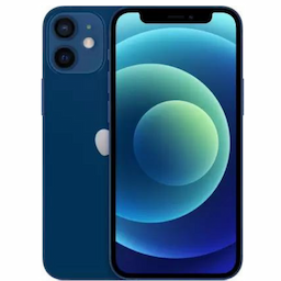 Apple iPhone 12 Mini (MGED3HN/A) Blue, 4GB RAM, 256GB, A14 Bionic Chip, 5.4 Inches, 5g, Dual Sim