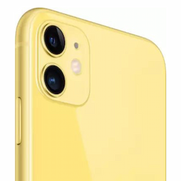 Apple iPhone 11 (MHDL3HN/A) Yellow, 4GB RAM, 128GB, A13 Bionic, 6.1 Inches, 4g, Nano and eSIM