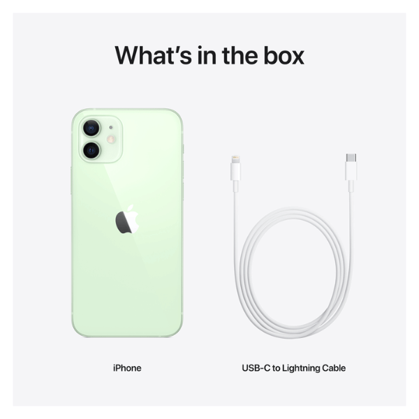 Apple iPhone 12 (MGJ93HN/A) Green, 4GB RAM, 64GB, A14 Bionic Chip, 6.1 Inches, 5g, Nano and eSIM