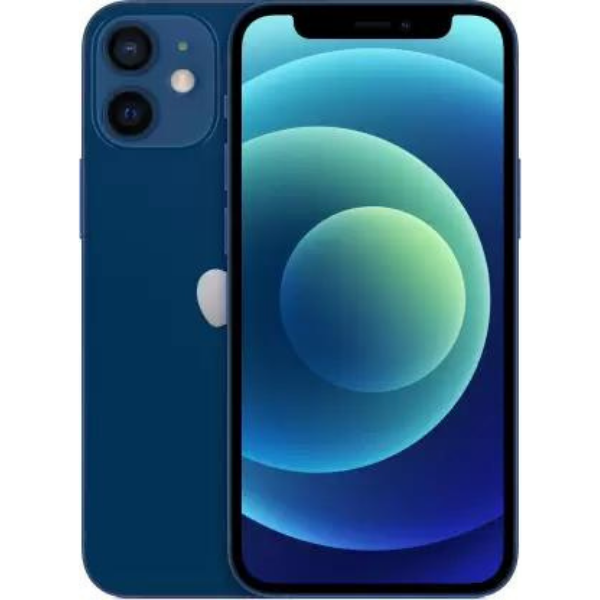 Apple iPhone 12 Mini (MGE63HN/A) Blue, 4GB RAM, 128GB, A14 Bionic Chip, 5.4 Inches, 5g, Dual Sim
