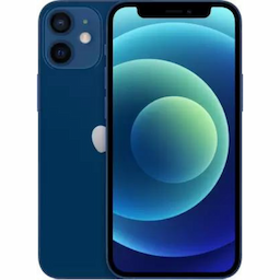 Apple iPhone 12 Mini (MGE63HN/A) Blue, 4GB RAM, 128GB, A14 Bionic Chip, 5.4 Inches, 5g, Dual Sim
