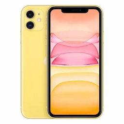 Apple iPhone 11 (MHDL3HN/A) Yellow, 4GB RAM, 128GB, A13 Bionic, 6.1 Inches, 4g, Nano and eSIM