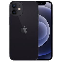 Apple iPhone 12 Mini (MGDX3HN/A) Black, 64GB, 5g, Dual SIM
