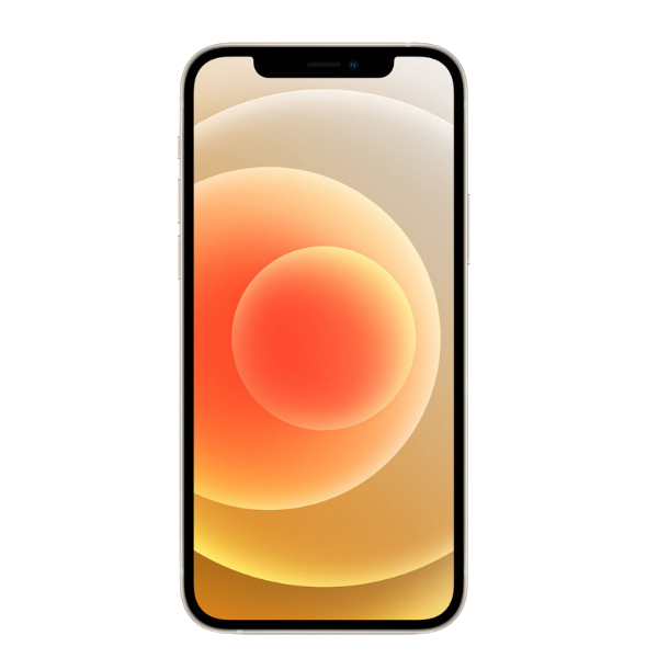 Apple MGJ63HN/A iPhone 12 with 4 GB RAM, 64 GB storage, 5G Technology, Dual Sim, A14 Bionic Chip with Next Generation Neural Engine - White
