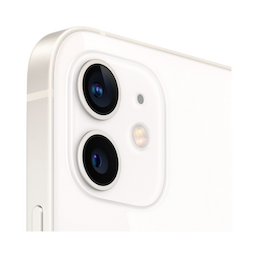 Apple MGJ63HN/A iPhone 12 with 4 GB RAM, 64 GB storage, 5G Technology, Dual Sim, A14 Bionic Chip with Next Generation Neural Engine - White