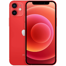 Apple iPhone 12 Mini (MGEC3HN/A) Red, 4GB RAM, 256GB, Hexa-CoreA14 Bionic Chip Processor, 5.4 Inches, 5g, Dual Sim