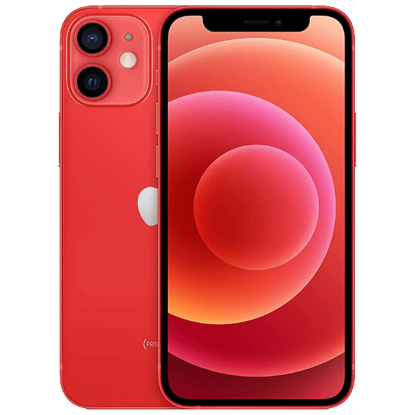 Apple iPhone 12 Mini (3H482HN/A) Red, 4GB RAM, 64GB, A14 Bionic chip, 5.4 Inches, 5g, Dual Sim
