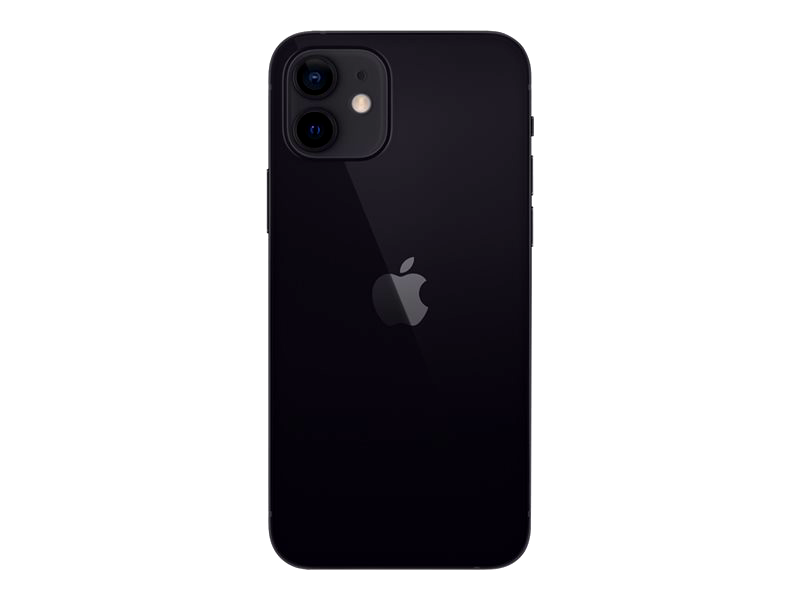 Apple MGJA3HN/A iPhone 12, 4GB RAM, 128GB, Hexa-CoreA14 Bionic Chip Processor, 6.1 Inches, 5G, Dual Sim - Black