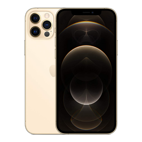Apple iPhone 12 Pro (MGMW3HN/A) with 3 GB RAM, 64GB storage, 5G technology, Dual SIM, Gold