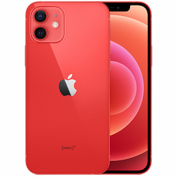 Apple iPhone 12 Mini (MGEC3HN/A) Red, 4GB RAM, 256GB, Hexa-CoreA14 Bionic Chip Processor, 5.4 Inches, 5g, Dual Sim