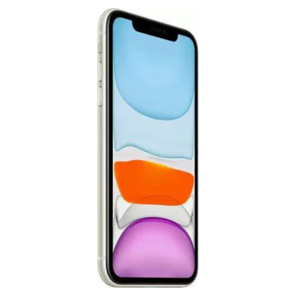 Apple iPhone 11 (MHDJ3HN/A) with 4 GB RAM, 128GB storage, 4 G technology, Nano and eSIM, White
