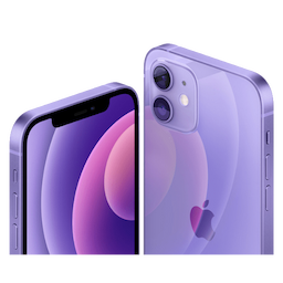 Apple iPhone 12 Mini (3J248HN/A) with 6 GB RAM, 64GB storage, 5g technology, Dual Sim, A14 Bionic chip, Purple