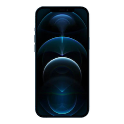 Apple iPhone 12 Pro Max (MGDF3HN/A) with 4 GB RAM, 64GB storage, 5g technology, Dual Sim, A14 Bionic Chip with Next Generation Neural Engine, Pacific Blue