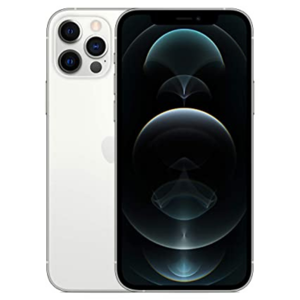 Apple iPhone 12 Pro (MGMV3HN/A) with 3 GB RAM, 64GB storage, 5G technology, Dual SIM, Silver