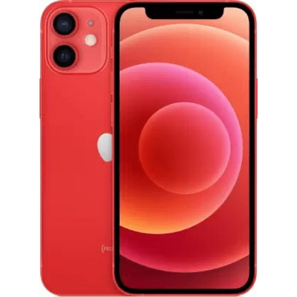 Apple iPhone 12 Mini (MGE03HN/A) Red, 4GB RAM, 64GB, A14 Bionic Chip, 5.4 Inches, 5g, Dual Sim