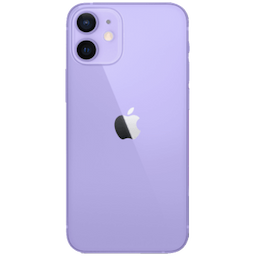 Apple iPhone 12 Mini (MJQG3HN/A) with 4 GB RAM, 64GB storage, 5g technology, Dual Sim, Hexa-Core A14 Bionic Chip processor, Purple