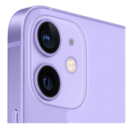 Apple iPhone 12 Mini (3J248HN/A) with 6 GB RAM, 64GB storage, 5g technology, Dual Sim, A14 Bionic chip, Purple