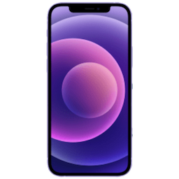 Apple iPhone 12 Mini (MJQG3HN/A) with 4 GB RAM, 64GB storage, 5g technology, Dual Sim, Hexa-Core A14 Bionic Chip processor, Purple