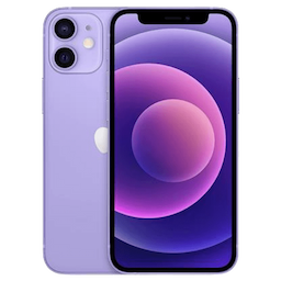 Apple iPhone 12 Mini (3J248HN/A) with 6 GB RAM, 64GB storage, 5g technology, Dual Sim, A14 Bionic chip, Purple