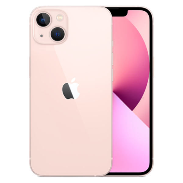 Apple iPhone 13 (C9720A) Pink, 4GB RAM, 128GB, A15 Bionic Chip, 6.1 Inches, 5g, Dual Sim (Nano + esim)