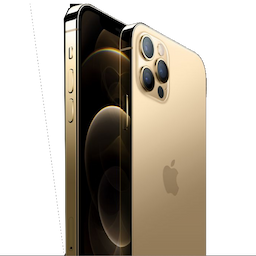 Apple iPhone 12 Pro Max (MGD93HN/A) Gold, 6GB RAM, 128GB, A14 Bionic Chip (5 nm), 6.7 Inches, 5g, Dual SIM