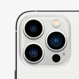Apple iPhone 13 Pro (MLVA3HN/A) Silver, 4GB RAM, 128GB, A15 Bionic Chip, 6.1 Inches, 5g, Dual Sim