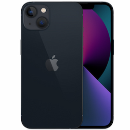 Apple iPhone 13 mini (MLK03HN/A) Midnight Black, 4GB RAM, 128GB, A15 Bionic Chip, 5.4 Inches, 5g, Nano and eSIM