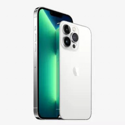 Apple iPhone 13 Pro Max (MLLC3HN/A) Silver, 6 RAM, 256GB, A15 Bionic Chip, 6.7 Inches, 5g, Nano and eSIM