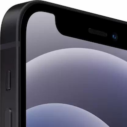 Apple iPhone 12 Mini (MGE33HN/A) with 5G technology, Dual Sim, Black