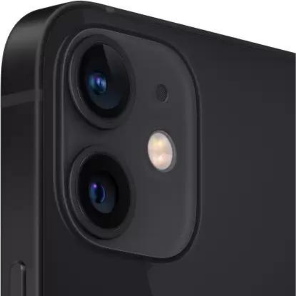 Apple iPhone 12 Mini (MGE33HN/A) with 5G technology, Dual Sim, Black
