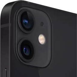 Apple iPhone 12 Mini (MGE33HN/A) with 5G technology, Dual Sim, Black