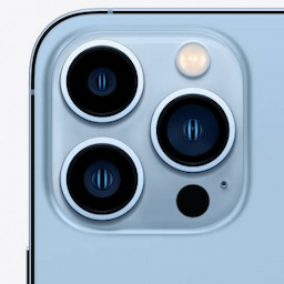 Apple iPhone 13 Pro (MLVU3HN/A) Sierra Blue, 6 RAM, 512GB, A15 Bionic Chip, 6.1 Inches, 5g, Nano and eSIM