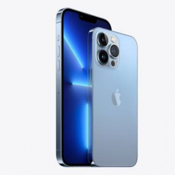 Apple iPhone 13 Pro (MLVU3HN/A) Sierra Blue, 6 RAM, 512GB, A15 Bionic Chip, 6.1 Inches, 5g, Nano and eSIM