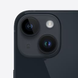 Apple iPhone 14 (MPWW3HN/A) Midnight with 512GB, iOS 16, A15 Bionic chip, 6core CPU with 2 performance, 6.1 inch OLED display