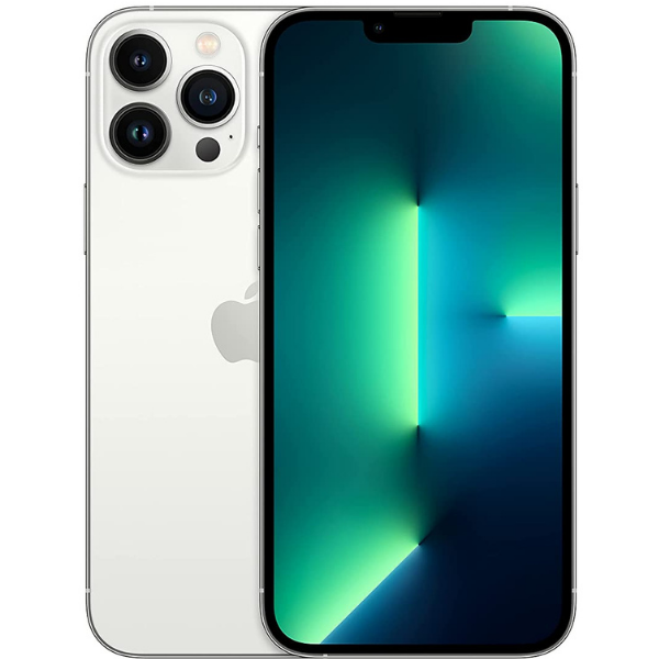 Apple iPhone 13 Pro Max (C9720A) Silver, 12BGB, Hexa-CoreA15 Bionic Chip Processor, 5g, Dual Sim
