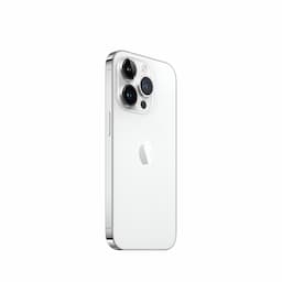 Apple MQ103HN/A iPhone 14 Pro with 256GB, iOS 16, A15 Bionic chip, 6core CPU with 2 performance, 6.1 inch OLED display, Silver