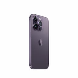 Apple iPhone 14 Pro (MQ1F3HN/A) Deep Purple with 256GB, iOS 16, A15 Bionic chip, 6core CPU with 2 performance, 6.1 inch OLED display