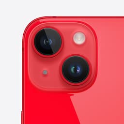 Apple iPhone 14 MPXG3HN/A with 512GB, iOS 16, A15 Bionic chip, 6core CPU with 2 performance, Red