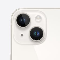 Apple iPhone 14 plus (MQ4Y3HN/A) Starlight with 128GB, iOS 16, A15 Bionic chip, 6core CPU with 2 performance, 6.7 inch OLED display